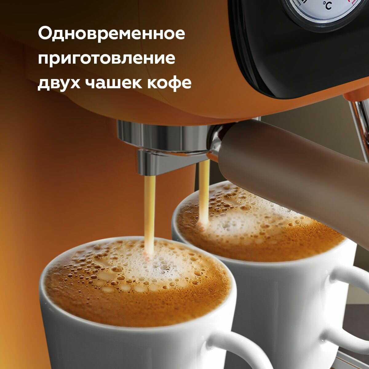 Кофеварка рожковая с капучинатором BQ CM2004 фотография 8