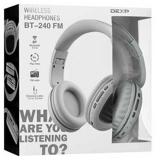 Bluetooth-гарнитура DEXP BT-240 FM фотография 2