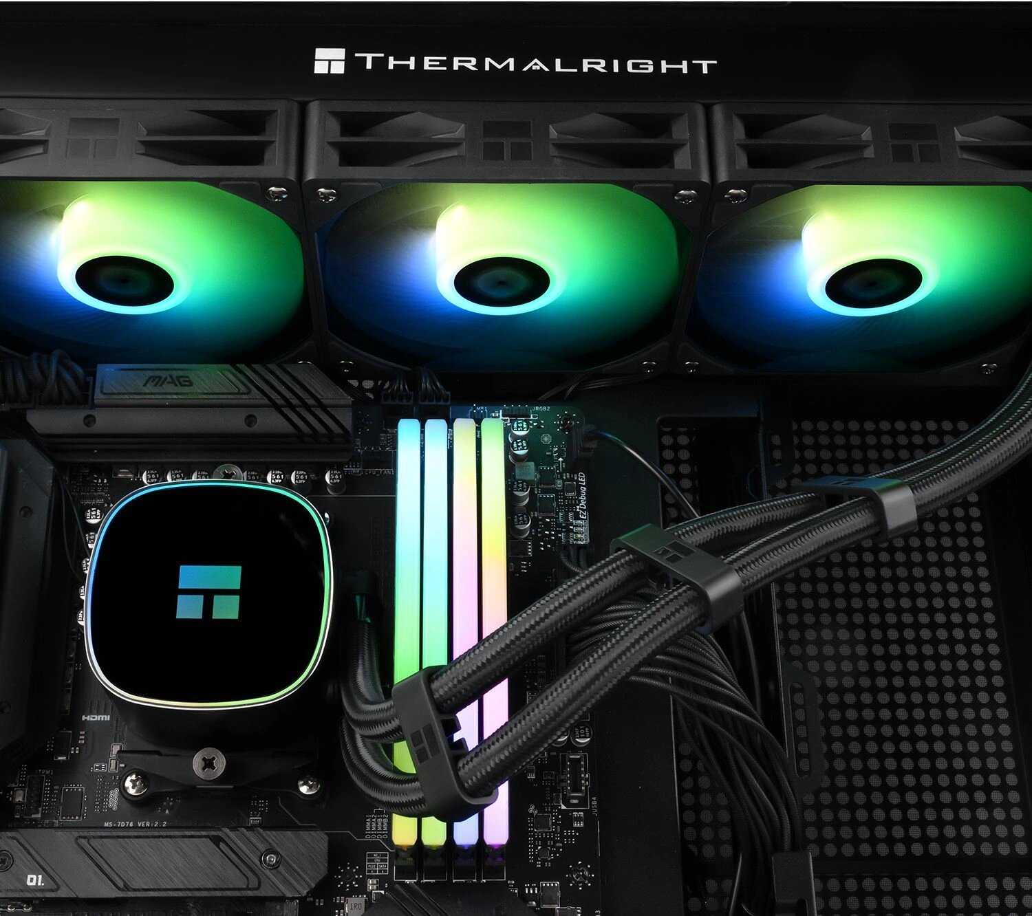 Система водяного охлаждения Thermalright Frozen Horizon 360 V2 [F-HORIZON-360-BL-V2] фотография 8