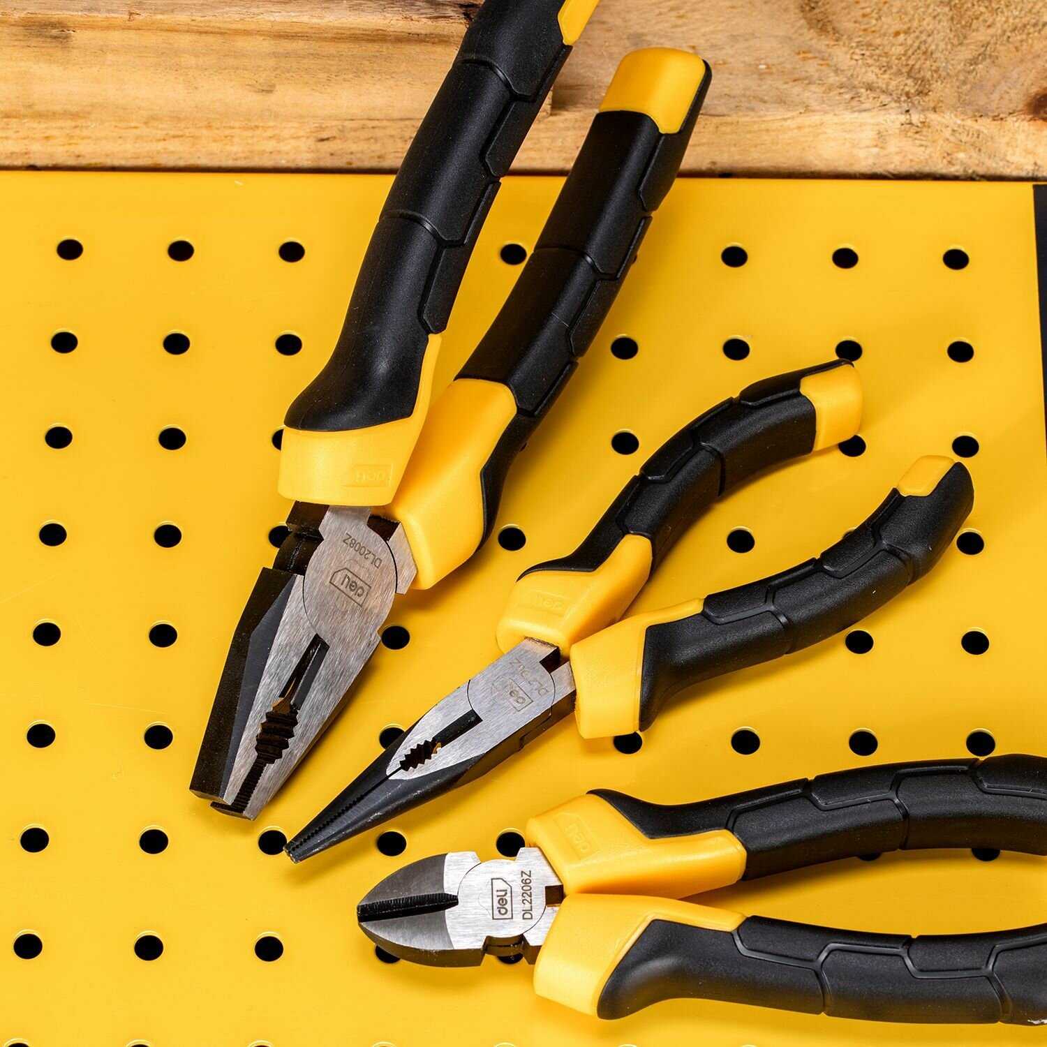 Набор плоскогубцев Deli DL2008Z-3 фотография 2