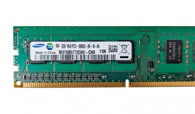 Оперативная память Samsung 2 ГБ DDR3 DIMM CL9 (M378B5773CH0-CH9) фотография 4