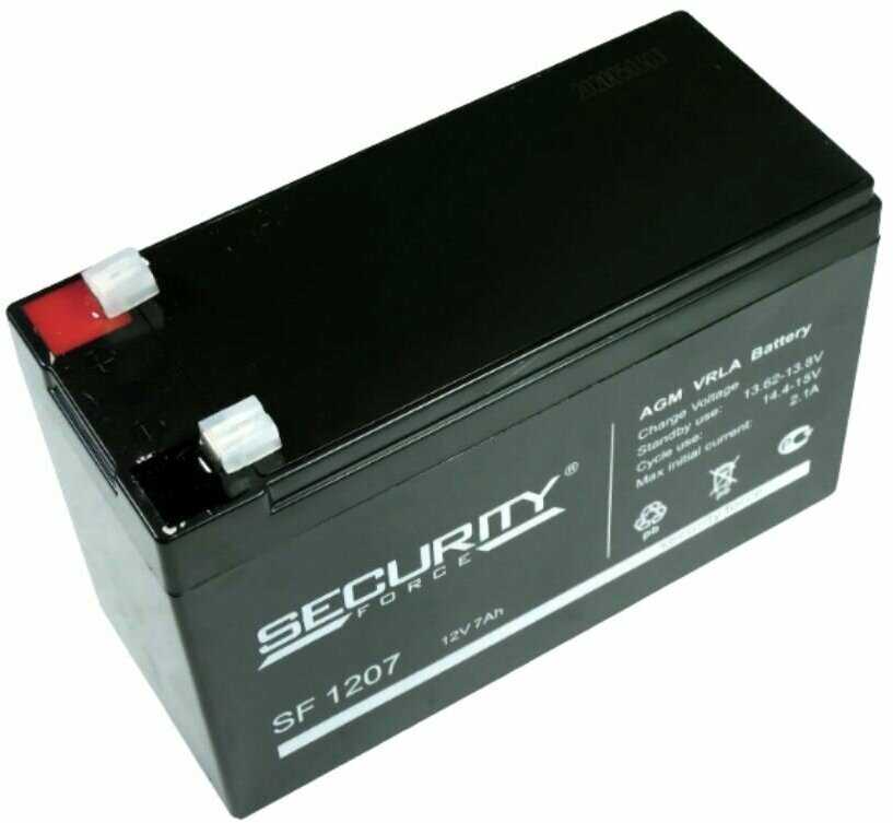 Аккумуляторная батарея Security Force SF 1207 фотография 12