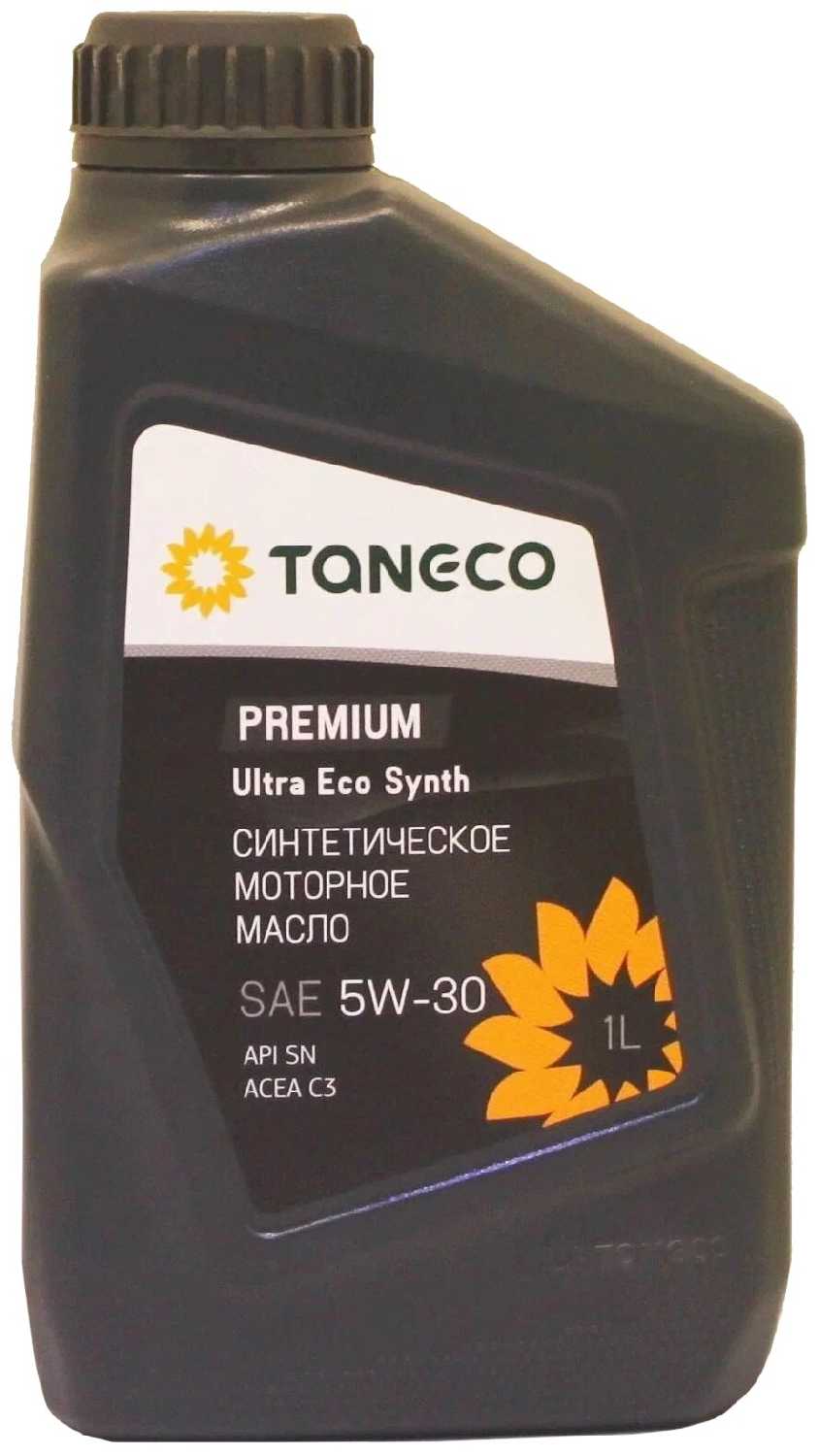 Синтетическое моторное масло TANECO Premium Ultra Eco Synth (5W-30) фотография 2