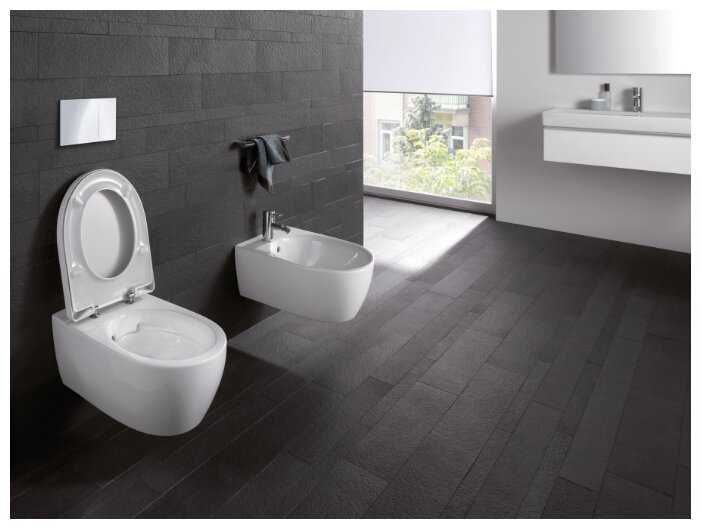 Чаша унитаза GEBERIT iCon 204000 с горизонтальным выпуском фотография 15