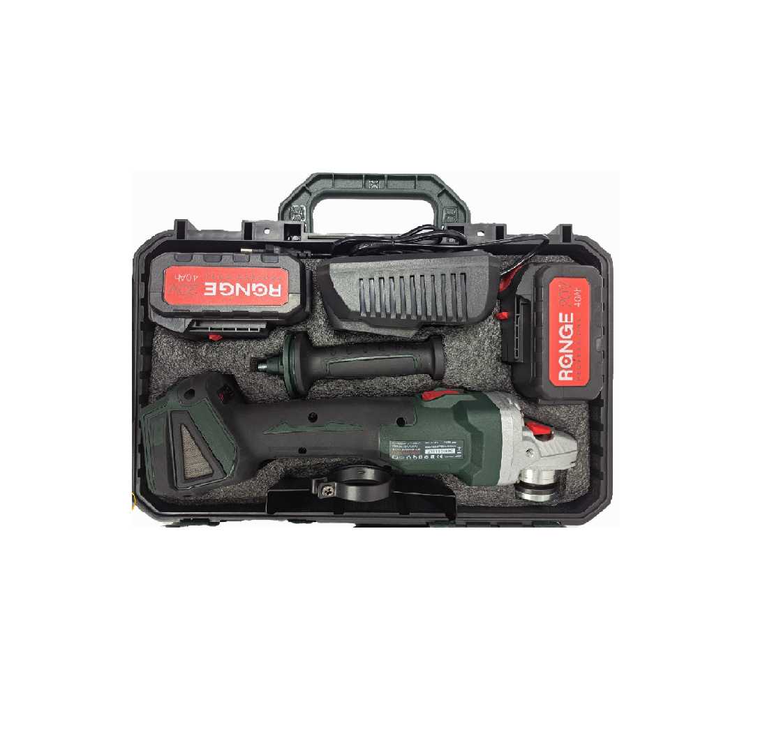 Аккумуляторная шлифовальная машина Range УШМ 125 (RAG125-20/4.0-PRO-2B) фотография 18