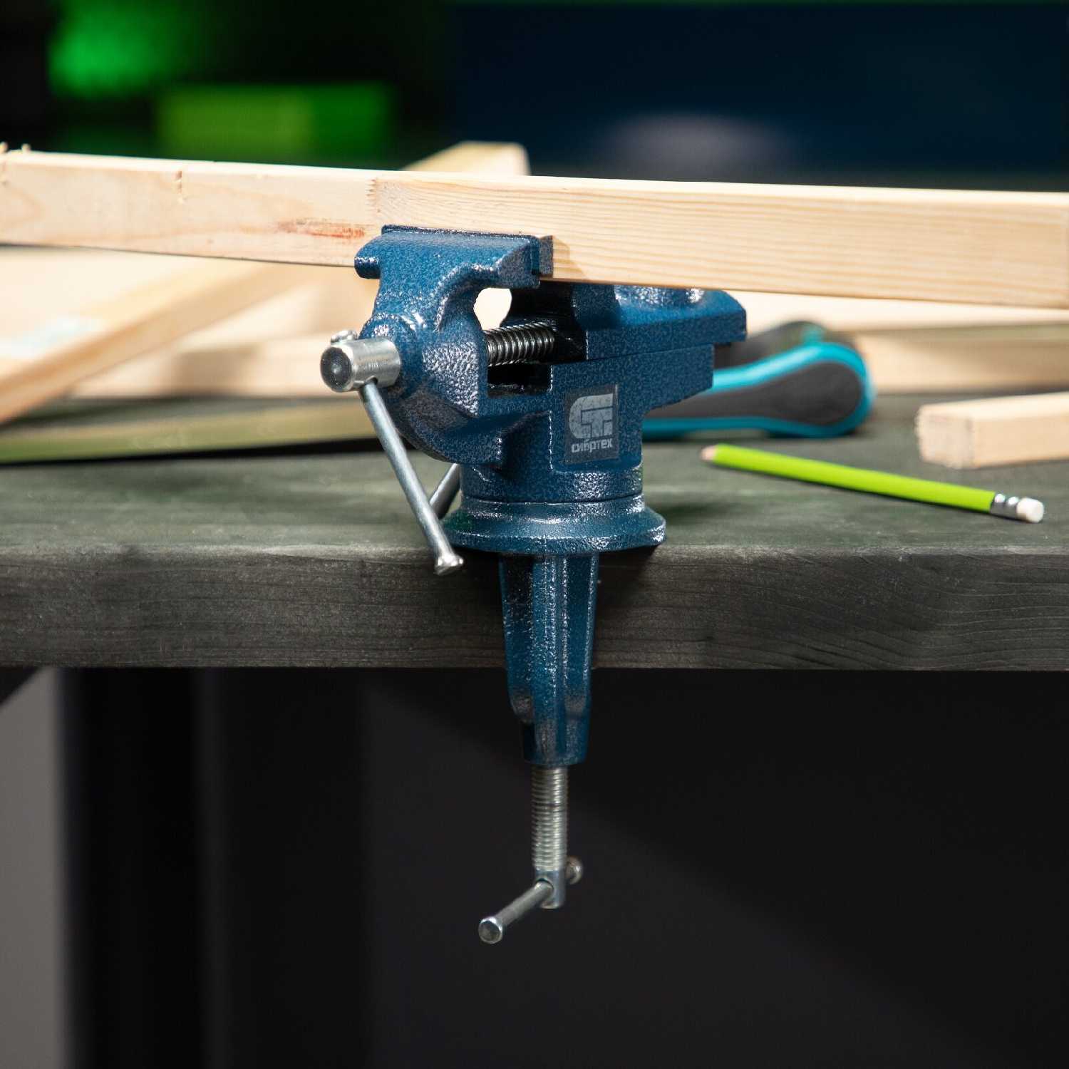 Тиски Сибртех 18672 фотография 3