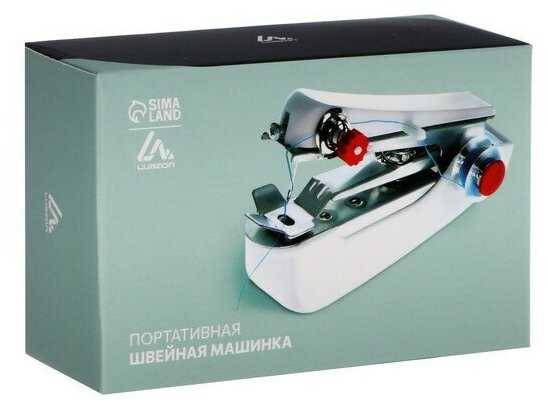 Швейная машинка LuazON LSH-08, механическая, портативная, белая Luazon Home Белый Китай фотография 9