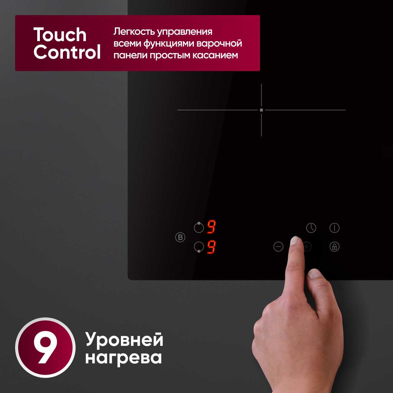 Встраиваемая индукционная варочная панель Gressel U30I72S000 фотография 5