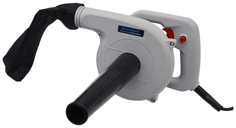 Садовая электрическая воздуходувка - измельчитель Electrolite ВУ-300 ( Мешок для сбора мусора, ручная, вихревой вентилятор пылесос, 600 Вт, 180 м3/ч) фотография 1