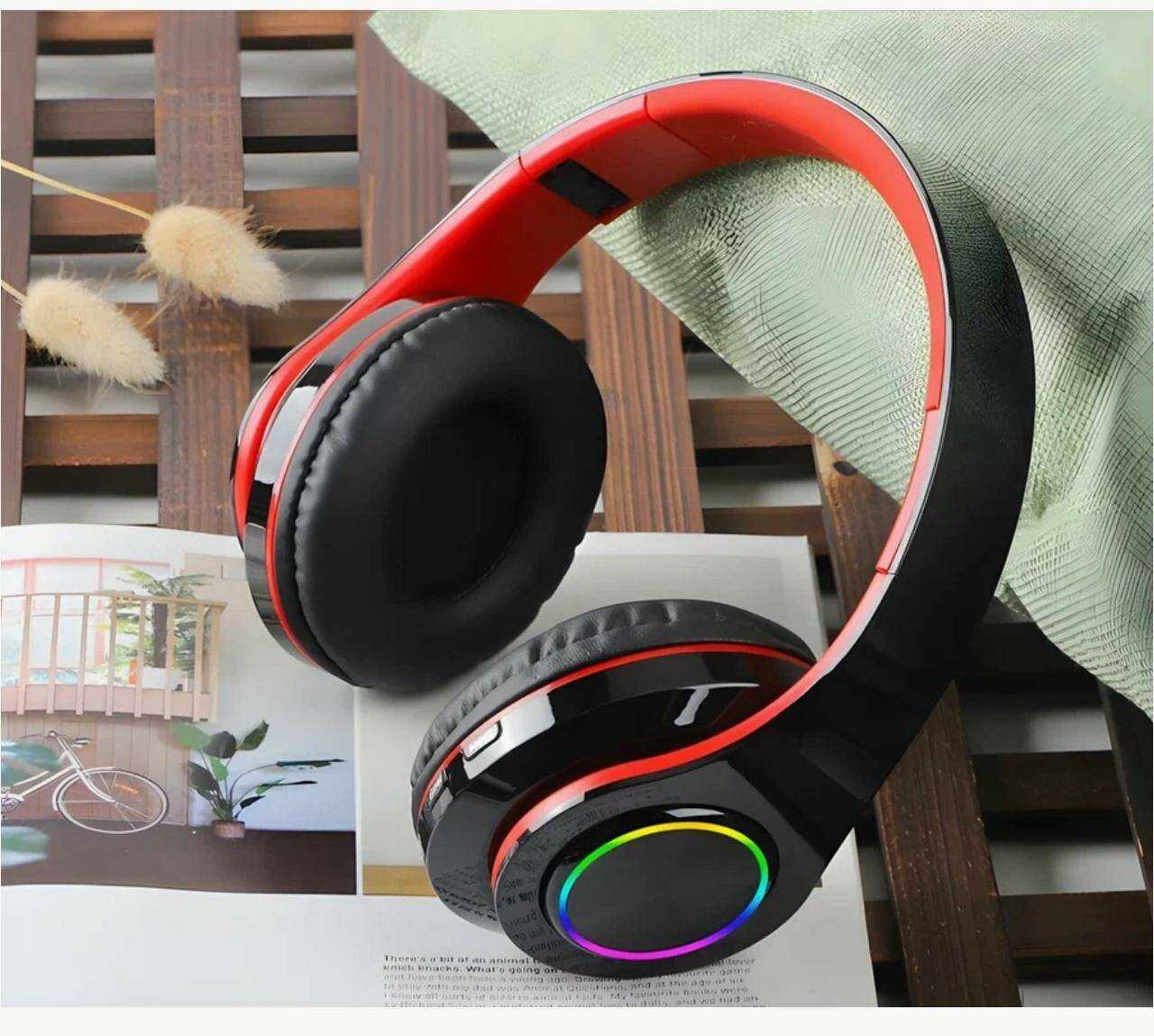 Наушники беспроводные накладные B39 (Bluetooth 5.0 / microSD /AUX / радио) фотография 15