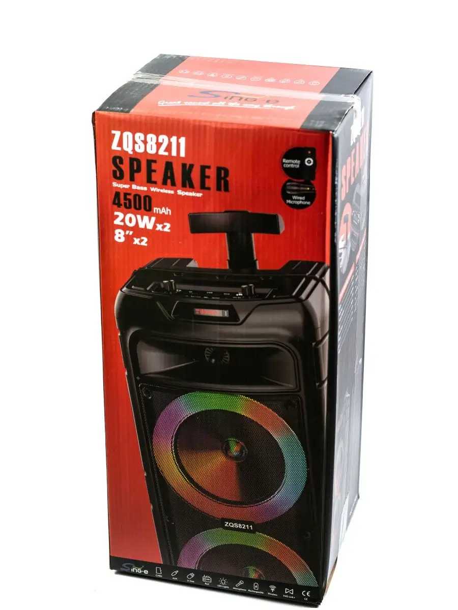 Портативная колонка BT SPEAKER ZQS-8211 Bluetooth фотография 15