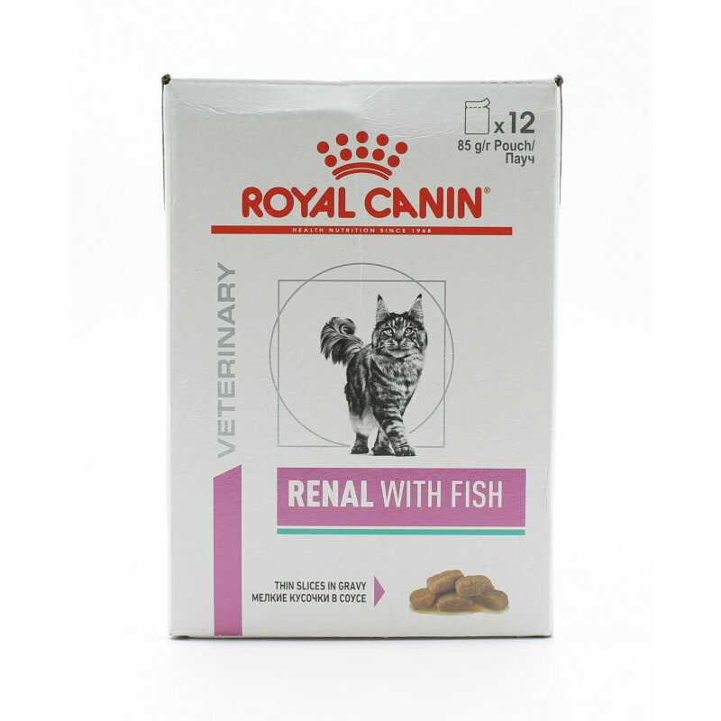 Влажный корм для кошек Royal Canin RENAL WITH FISH (ренал) фотография 4
