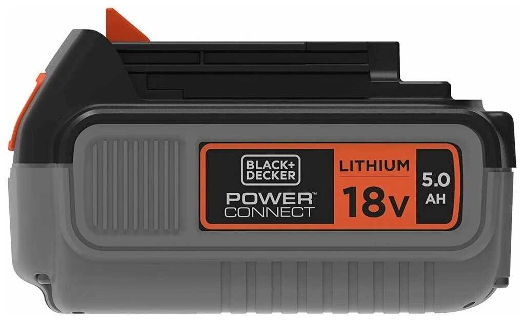 Аккумулятор BLACK+DECKER BL5018-XJ Li-Ion 18 В 5 А·ч фотография 2