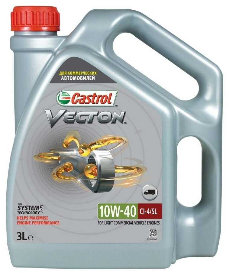 Синтетическое моторное масло Castrol Vecton 10W-40 фотография 3