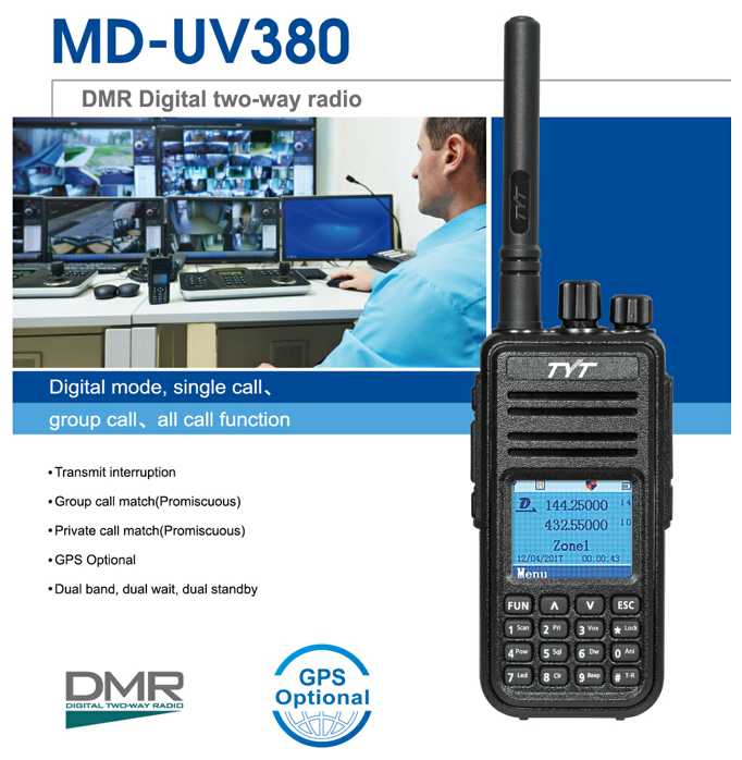 Рация TYT MD-UV390 GPS фотография 16