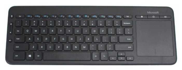 Клавиатура Microsoft All-in-One Media Keyboard Black USB фотография 1