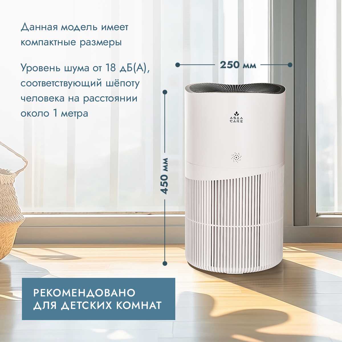 Очиститель воздуха AsiaCare Очиститель воздуха (AsiaCare 18м2) фотография 20