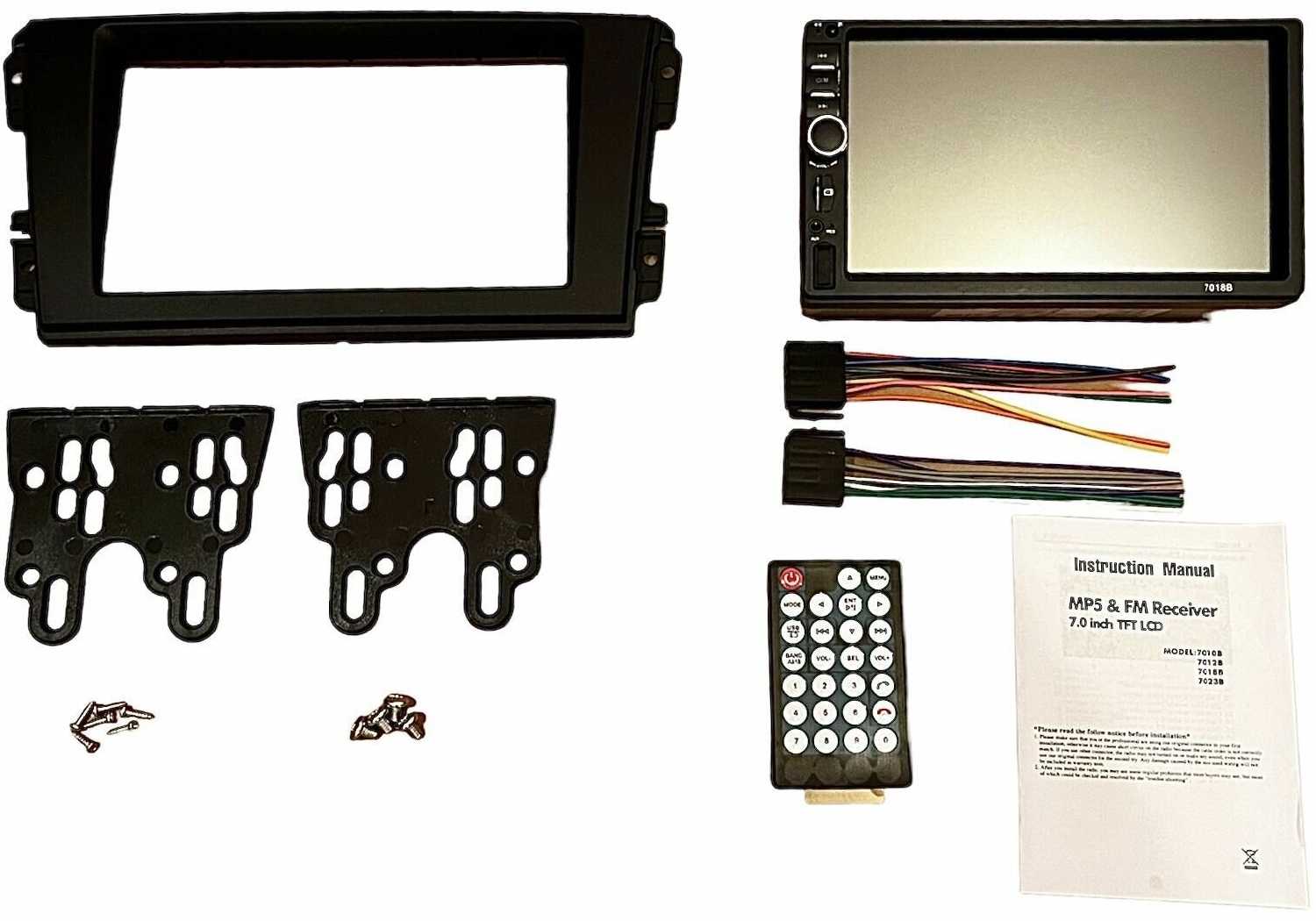Bluetooth 2din магнитола Datsun Магнитола (7018b) фотография 6
