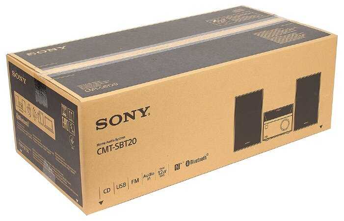 Музыкальный центр Sony CMT-SBT20 фотография 4