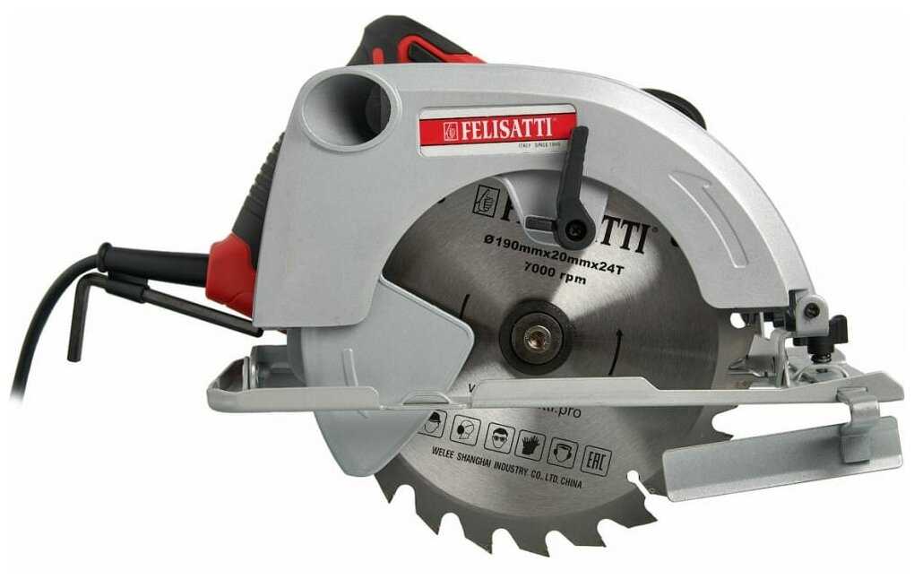 Дисковая пила Felisatti ДП-190/1500, 1500 Вт фотография 1