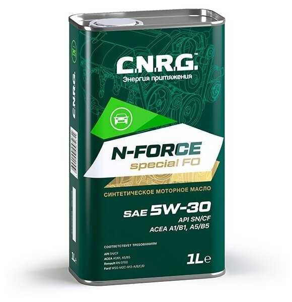 Синтетическое моторное масло C.N.R.G. N-Force Special FO 5W-30 SN/CF фотография 1