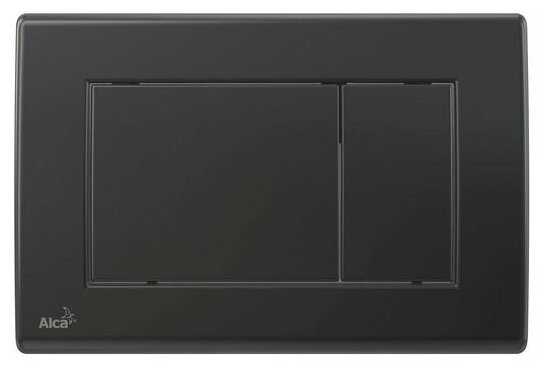 AlcaPlast M278 Кнопка смыва, черная матовая фотография 11