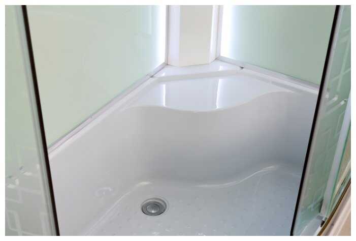 Душевая кабина Deto 4512 R N с подсветкой и гидромассажем высокий поддон 80см*120см фотография 2