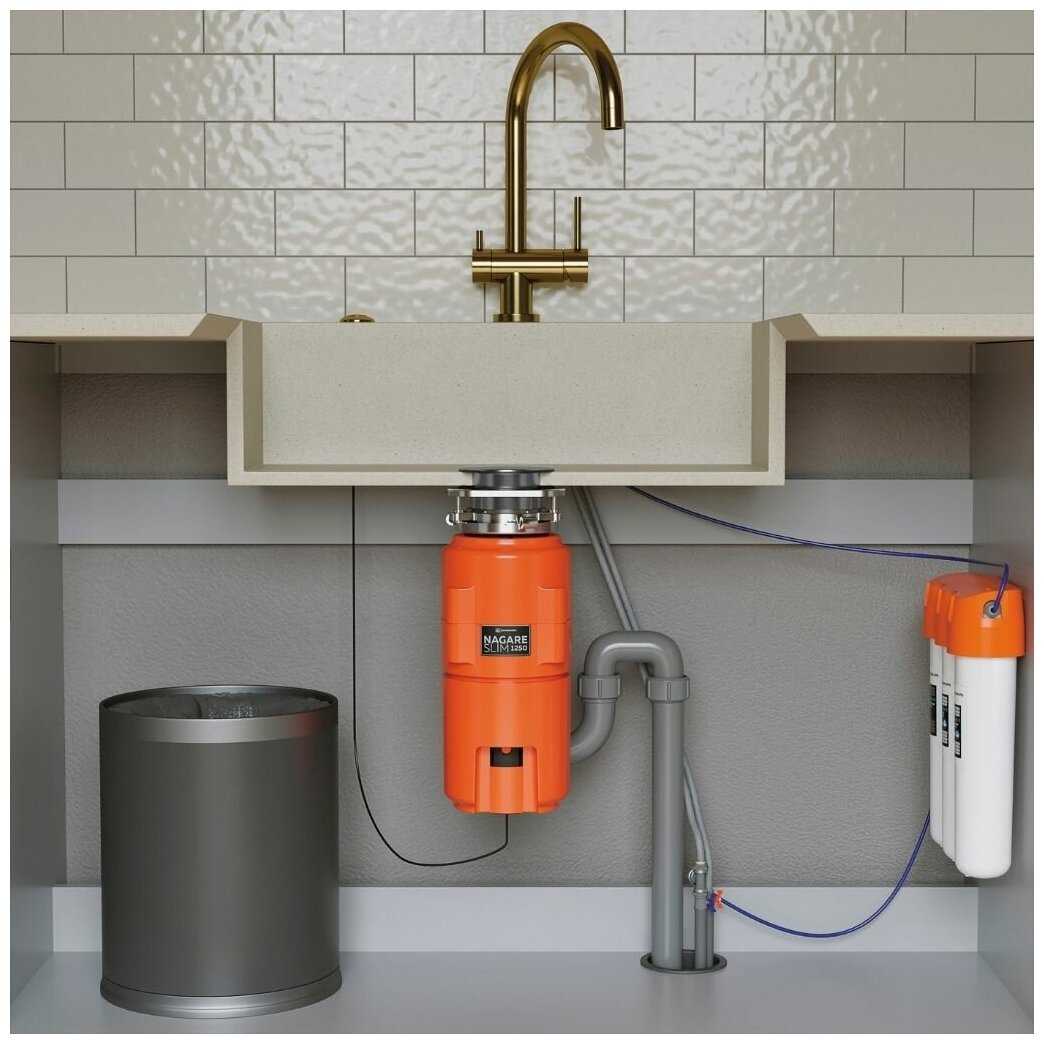 Измельчитель пищевых отходов Omoikiri Nagare Slim 900 (4995062) фотография 7