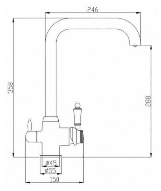Смеситель Steel Hammer SH 725 фотография 2
