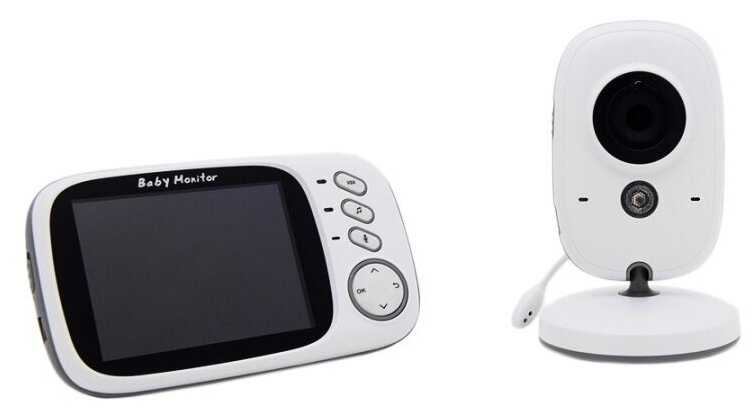 Беспроводная видеоняня Baby Monitor VB603 с радиусом действия до 300 м, видео няня / Радионяня с камерой и монитором и обратной связью фотография 6