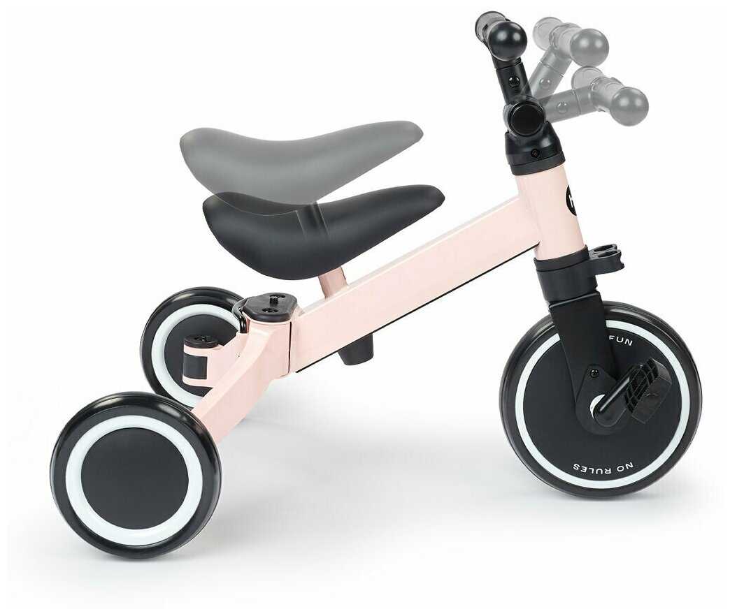 50026, Беговел-трансформер Happy Baby ADVENTURE, 3 в 1, pink фотография 1