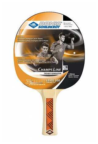 Ракетка для настольного тенниса Donic Schildkrot Champs Line 200 фотография 1