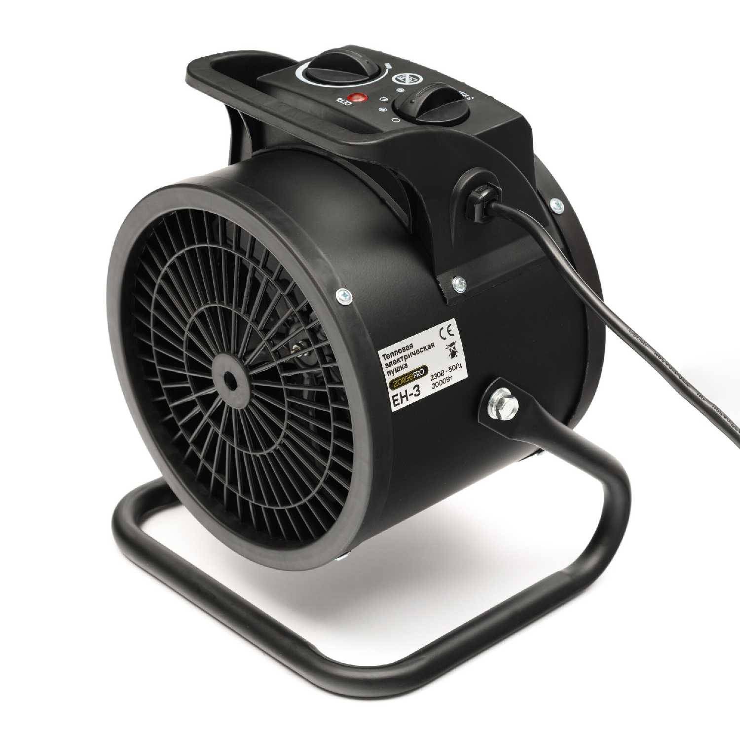 Электрическая керамическая тепловая пушка ZORGEPRO EH-3 (3 кВт) фотография 8