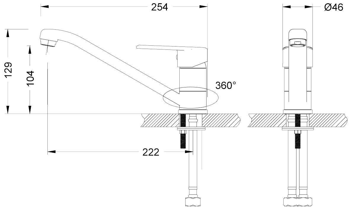 Смеситель Lemark LM0304C фотография 1