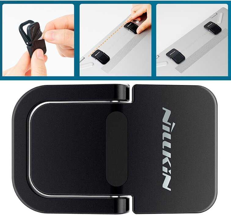 Подставка под ноутбук Nillkin Bolster Portable Stand (Zinc Alloy) фотография 2