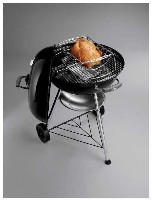 Гриль угольный Weber Compact Kettle, 66х58х97 см фотография 11