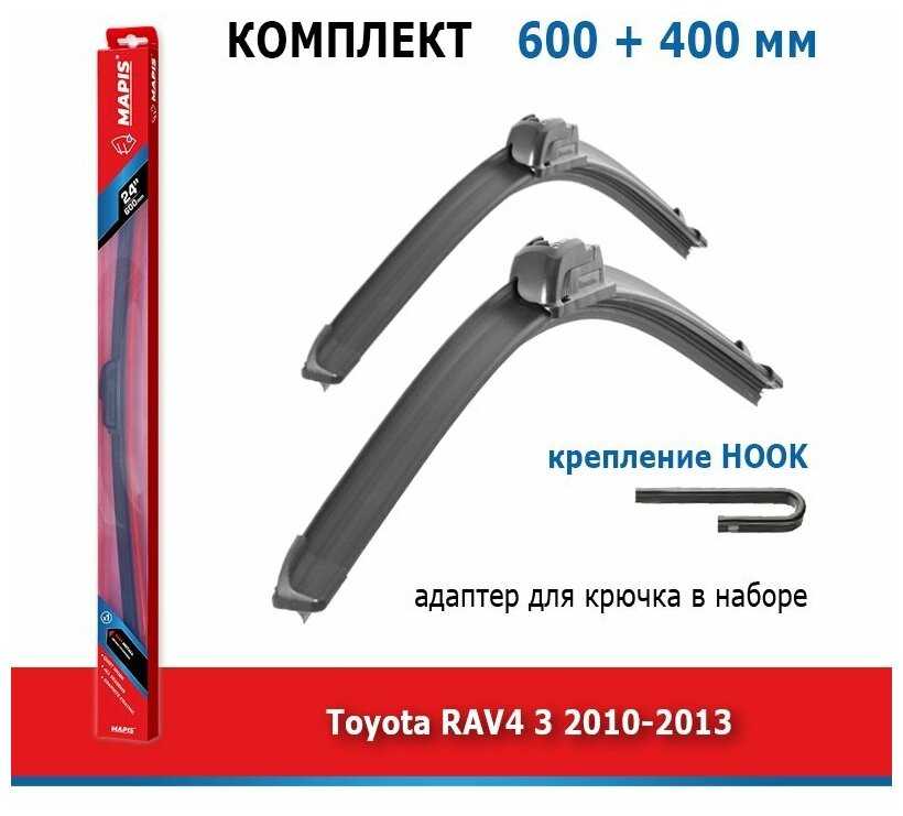 Дворники Mapis (600 мм + 400 мм Hook) для Toyota RAV4