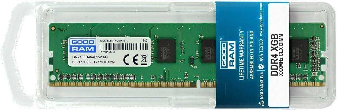 Оперативная память GoodRAM 16 ГБ DDR4 (GR2666D464L19/16G) фотография 3