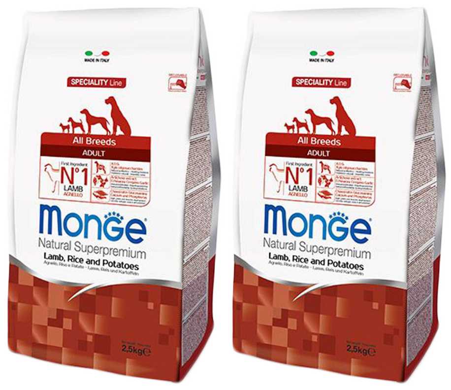Корм для собак Monge Speciality line (ягненок, с рисом, с картофелем)