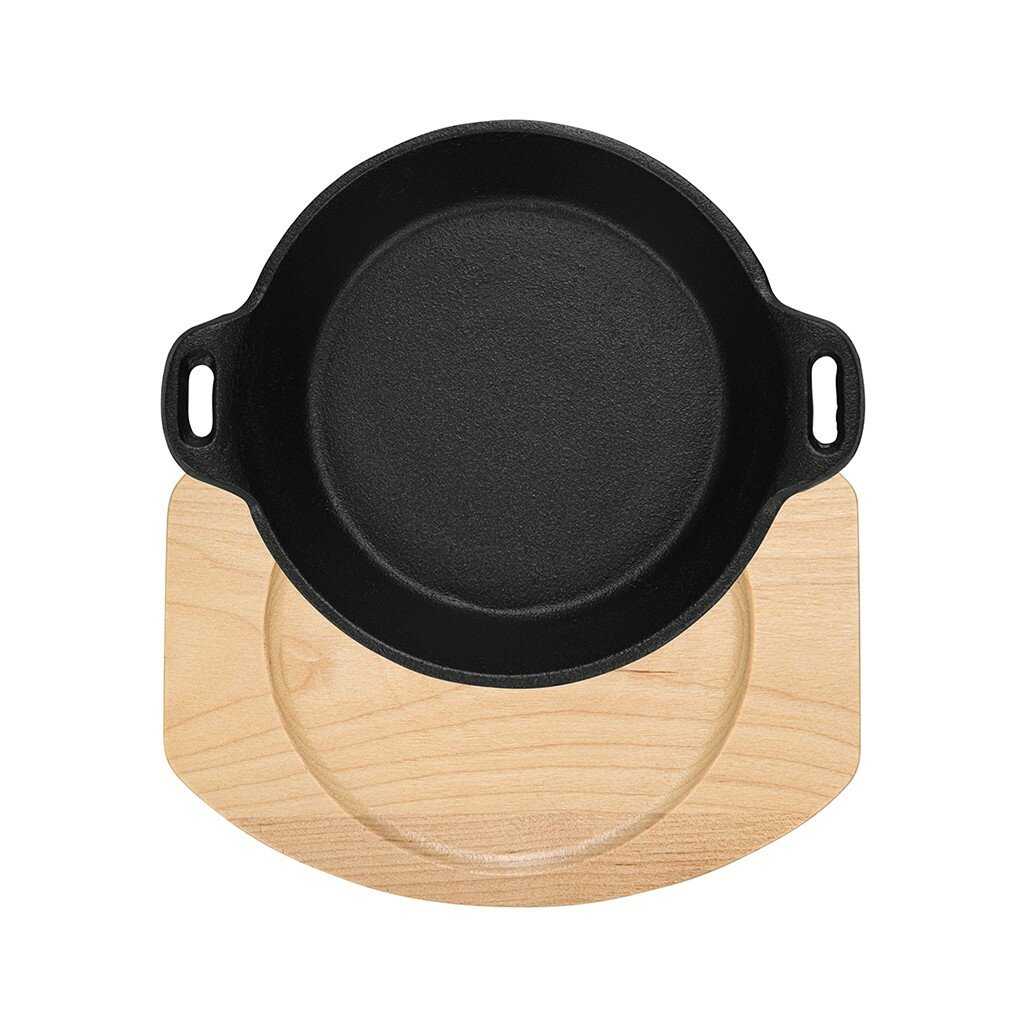 Сковорода FISSMAN Сковорода с ручками [18x4.4 см; чугун] фотография 5