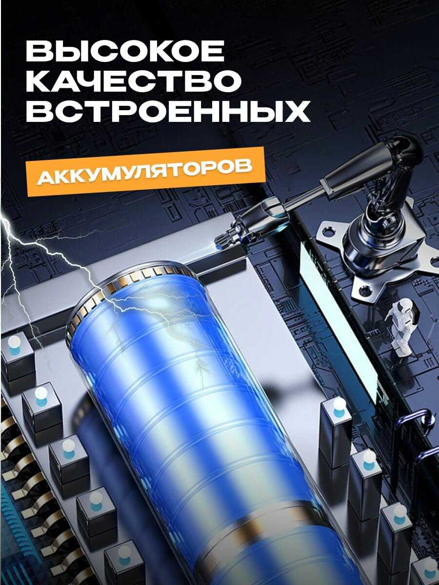 Электронасос Электронасос для шин, мячей, 150 PSI, дисплей, 4000 мАч c функцией фонарика (AVA-AIR-003) фотография 9