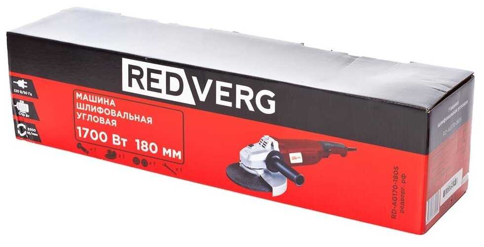 Аккумуляторная УШМ RedVerg RD-AG170-180S фотография 7