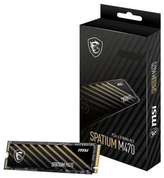 Твердотельный накопитель MSI SPATIUM M470 1 ТБ M.2 (S78-440L420-P83) фотография 4