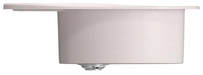 Врезная кухонная мойка Mixline ML-GM17, 46.5х57см, искусственный мрамор фотография 10