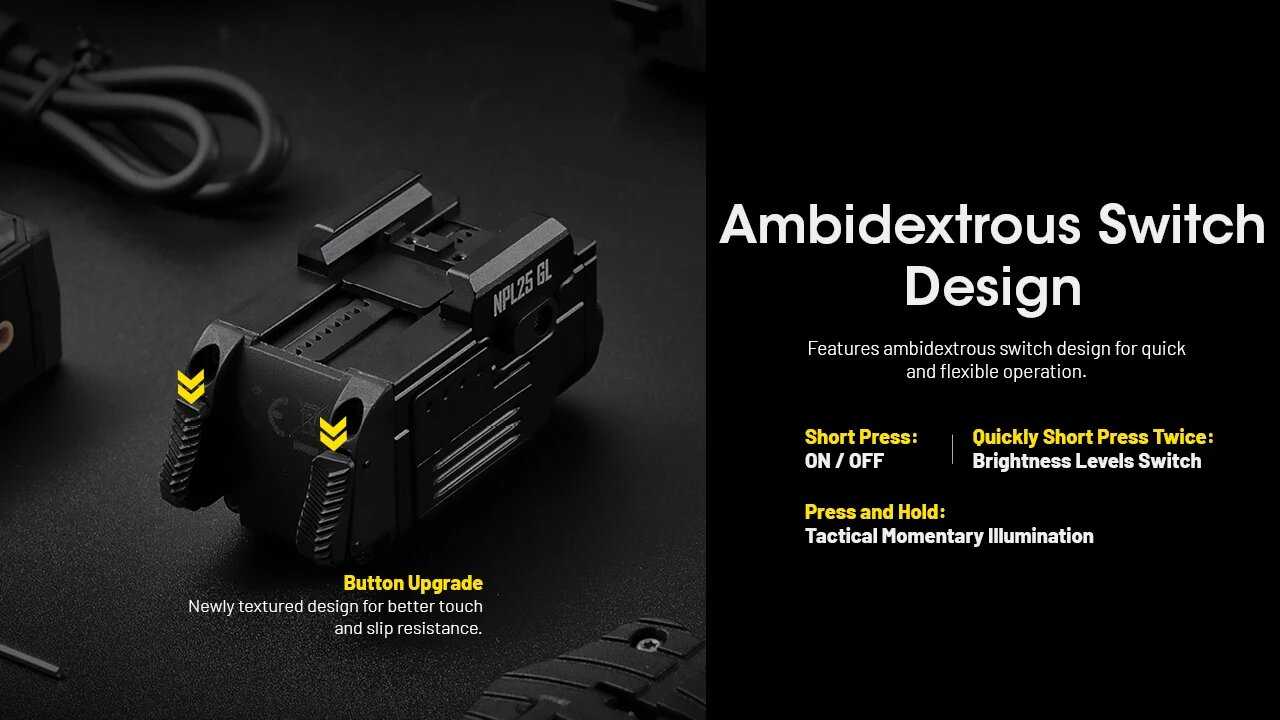 Лазерный фонарь NITECORE NPL25 GL 900 люмен фотография 6