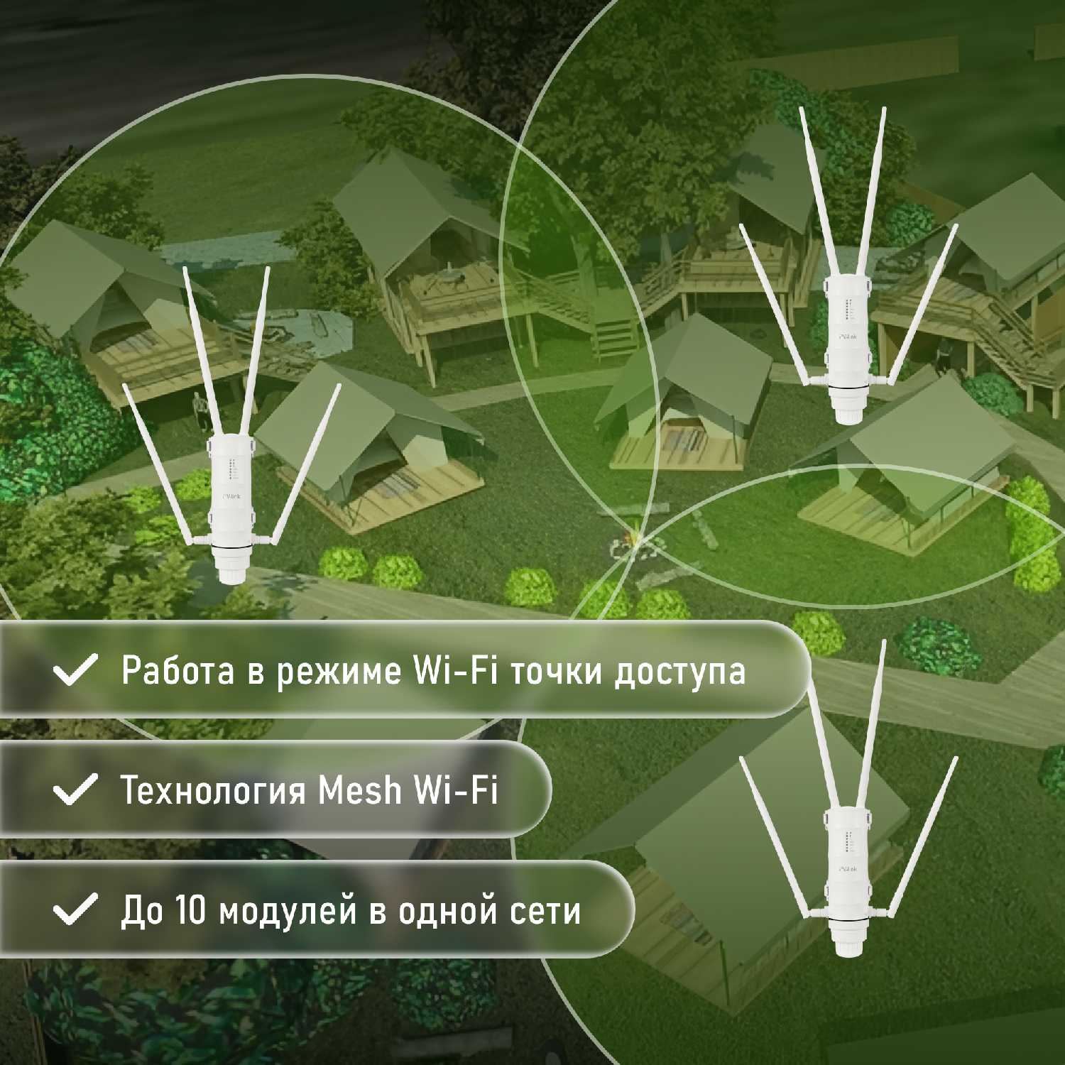 Роутер Wi-Fi PV-link PV-WF25RT4GW 2,4/5 ГГц фотография 2