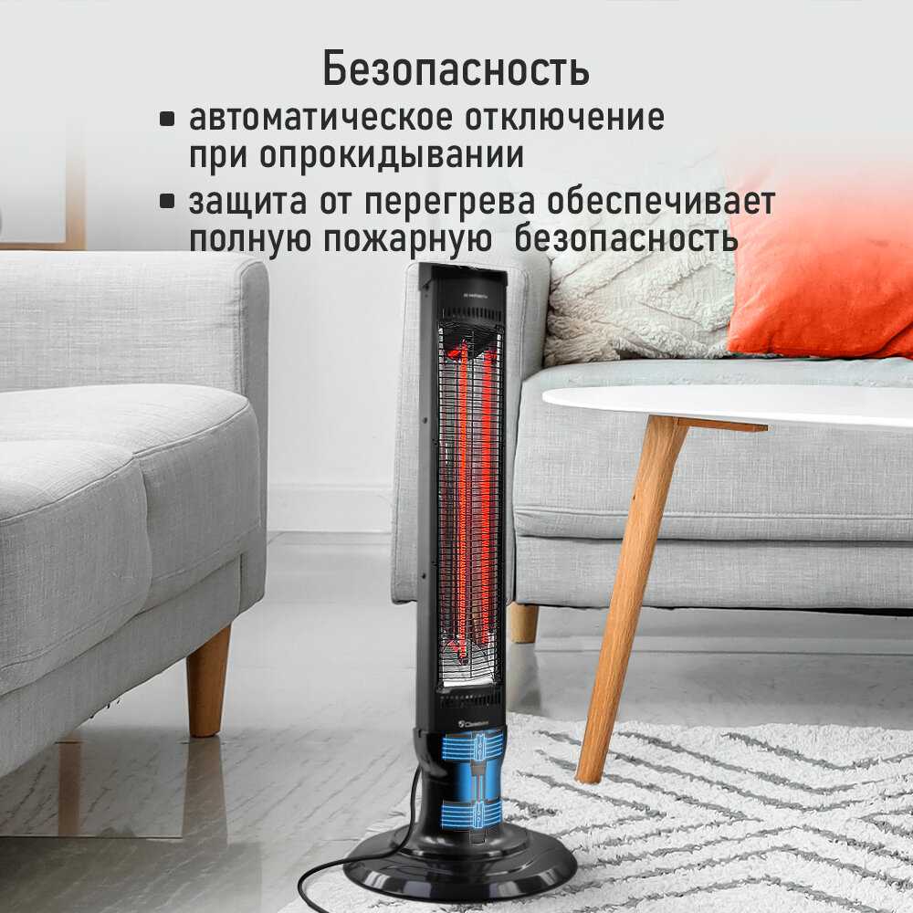 Инфракрасный обогреватель OBSIDIAN BS-IH2102A фотография 6