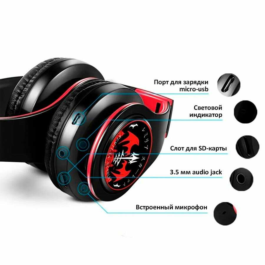 Беспроводные Bluetooth наушники Genshin Impact Странник фотография 20