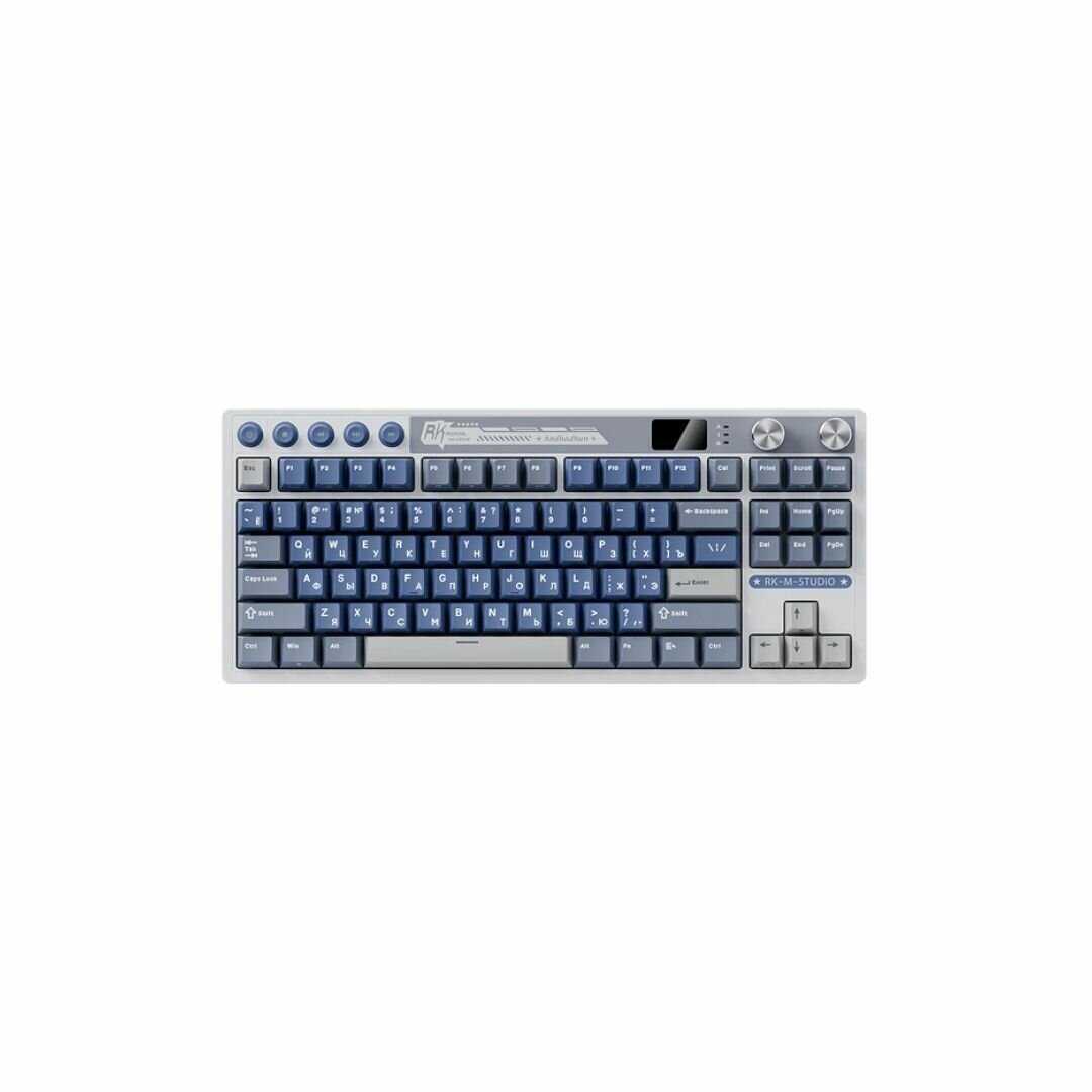 Клавиатура Royal Kludge RK M87 (3 типа подключения, 87 клавиш, Gasket Mount, PBT Cherry) фотография 7