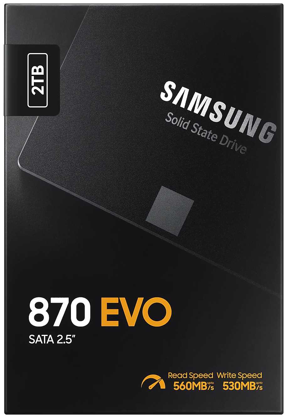 Твердотельный накопитель Samsung 870 EVO SATA (MZ-77E2T0BW) фотография 5